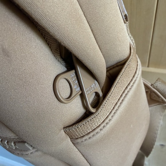 Dagne Dover Dakota Medium Neoprene Backpack Camel Tan